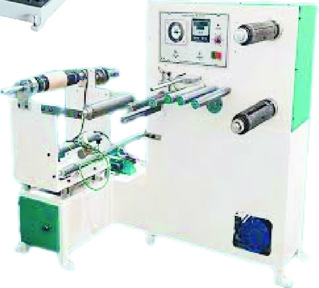 Label slitting and die punching machine